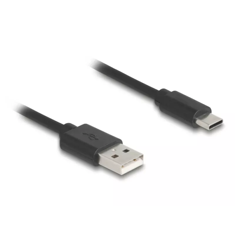 Cavo USB DeLOCK USB 2.0 0,75 m USB A USB C nero 90368