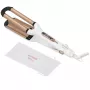 Concept GLAM Style KT2140 ondulatore per capelli, ceramica, 100 W, 9 livelli di temperatura, cavo girevole da 1,8 m, oro