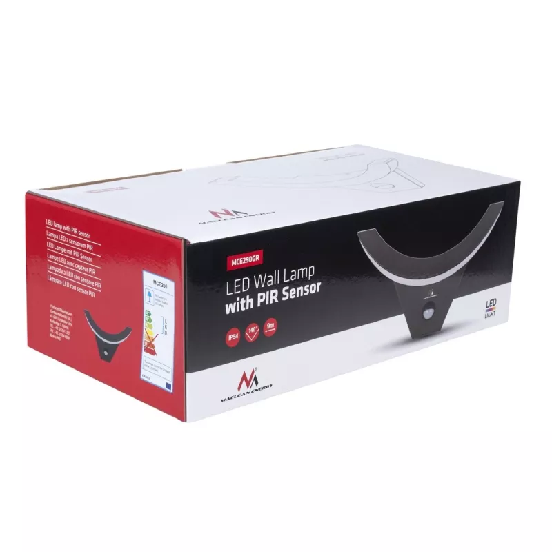 Lampada da tavolo MACLEAN MCE290GR LED a infrarossi 800 lm, sorgente luminosa orientabile