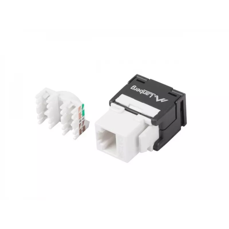 Modulo keystone Lanberg senza attrezzi RJ45->LSA 180° UTP Cat.5e (KSU5-2000)