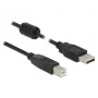 Cavo USB DeLOCK 2 m USB 2.0-A USB 2.0-B nero