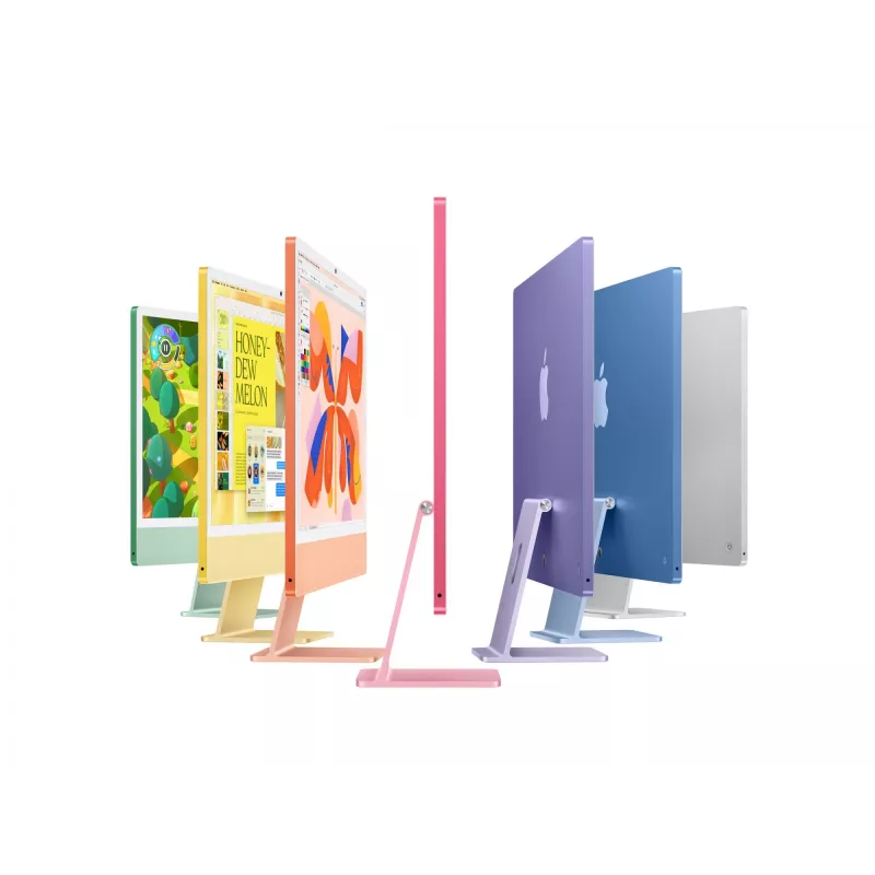 iMac 24 inch: M4 10/10, 24GB, 512GB SSD – argento