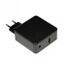 Alimentatore per laptop IBOX IUZ65WA, AC/DC automatico 100–240V → 18,5–20,5V, 65W, 1×USB, nero