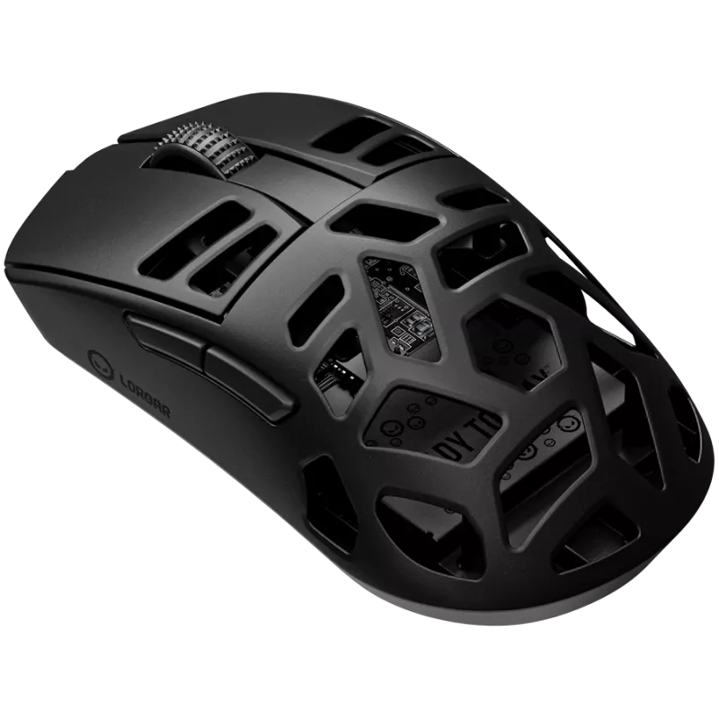 LORGAR MSE90W, lega di magnesio mouse da gaming wireless Elite, nero