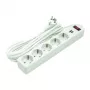Prolunga per uso domestico 5 m, 5 prese, 2xUSB, con interruttore