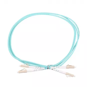 Patch cord Extralink LC/UPC-LC/UPC multimodale OM3 duplex 3mm 1m