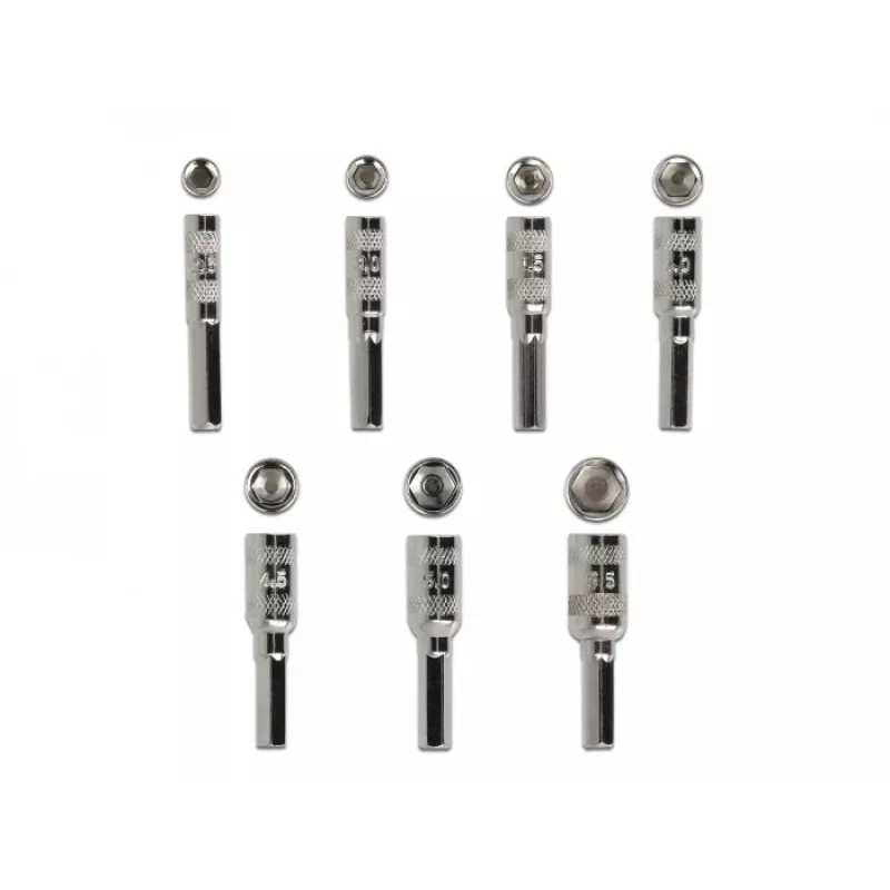 Set di cacciaviti DeLOCK 90551 8 pz. bussola esagonale cava 2,5 - 5,5 mm