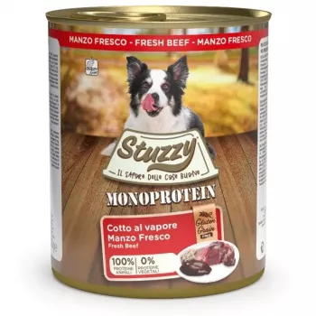 Cibo umido per cani Agras Pet Foods monoproteico manzo 800 g — scatoletta, cani adulti, senza cereali, senza glutine