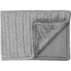 Medisana HB 680 coperta elettrica riscaldante, 120 W, plush grigio