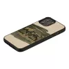 Custodia per cellulare Man and Wood per iPhone 12 / 12 Pro — motivo toro bianco