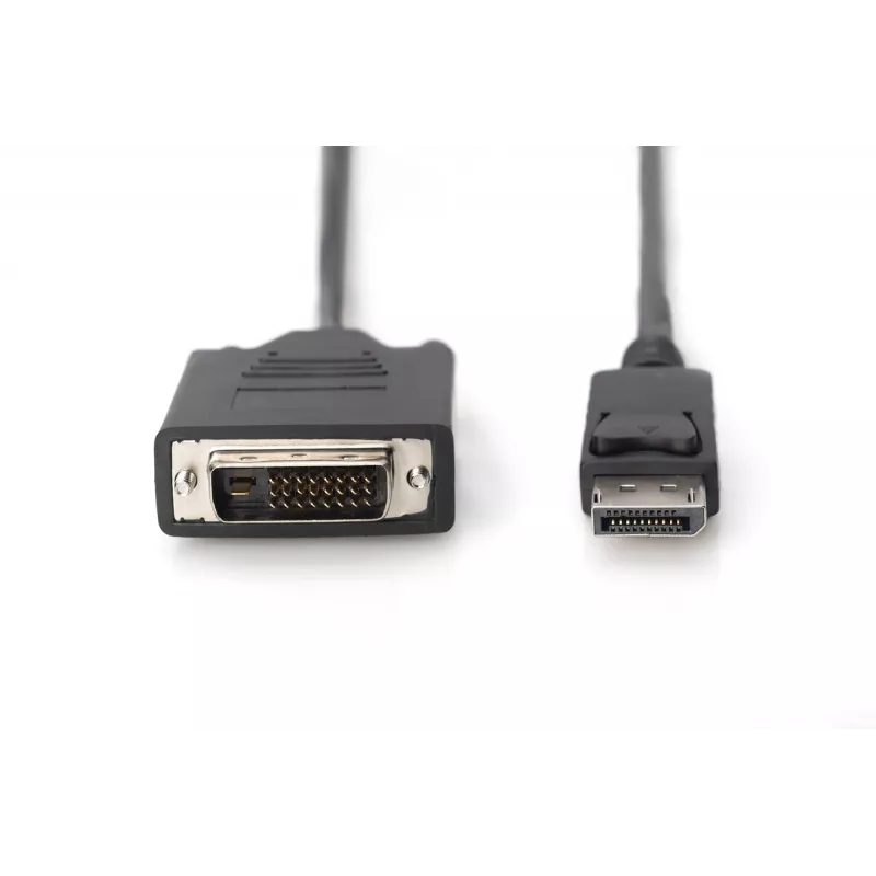 ASM AK-340301-030-S ASSMANN cavo DisplayPort 1.1a con blocco Type DP/DVI-D (24+1) M/M nero 3m