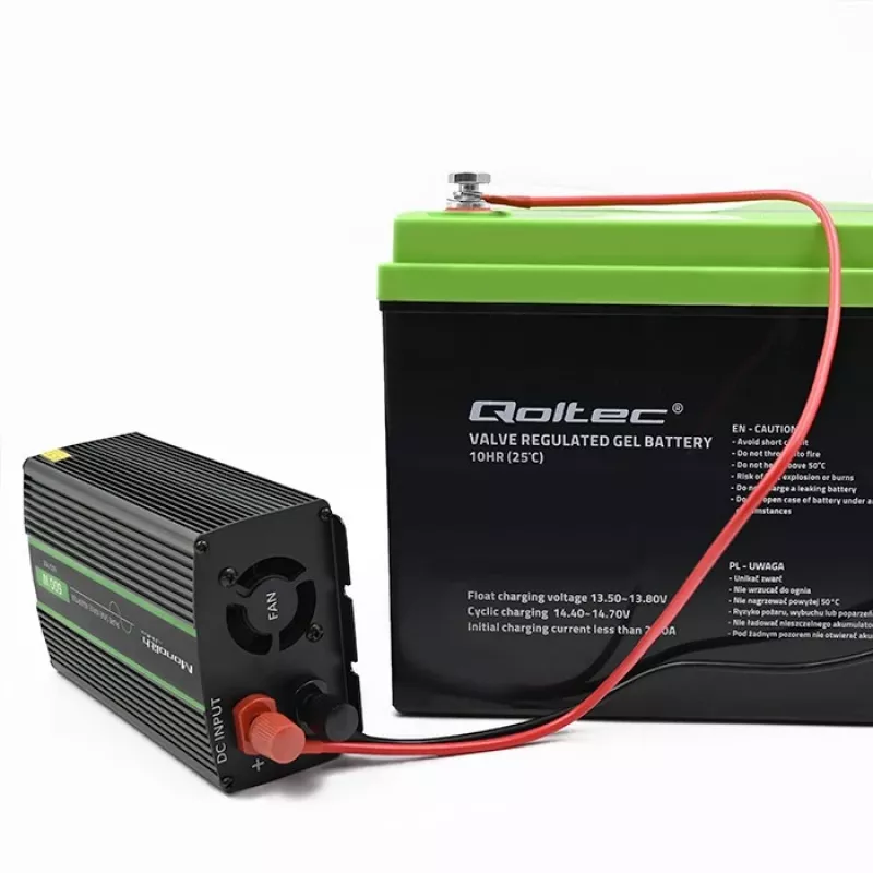 Inverter per auto Qoltec Monolith 600 W 12 V