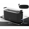 Clatronic TA 3802 4 fette 1400 W nero
