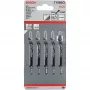 Bosch 2 608 630 310 lama per seghetto alternativo/seghetto da traforo/seghetto a gattuccio lama per seghetto alternativo acciaio al carbonio (HCS) 5 pz.