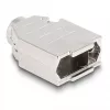 Passacavo DELOCK custodia D-Sub 9 poli (connettore maschio/femmina) argento plastica, 31×46×16 mm