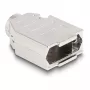 Passacavo DELOCK custodia D-Sub 9 poli (connettore maschio/femmina) argento plastica, 31×46×16 mm