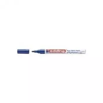 Pennarello indelebile Edding 751 punta tonda blu