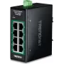 TRENDnet Switch mini industriale 8 porte Gigabit PoE+ guida DIN (TI-PGLC80)