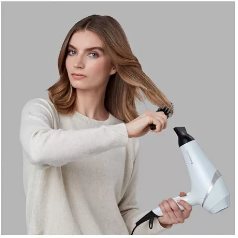 Asciugacapelli Remington AC8901 HYDRAlux 2300 W 3 livelli di temperatura funzione ioni diffusore bianco