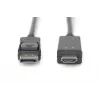 Cavo adattatore DisplayPort 1.2 con blocco 4K 60Hz UHD Type DP/HDMI A M/M nero 2 m
