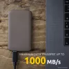 Intenso TX500 - SSD - 2TB - esterno (portatile) - USB 3,2 Gen 2x1 (connettore USB-C) - marrone (3827470)