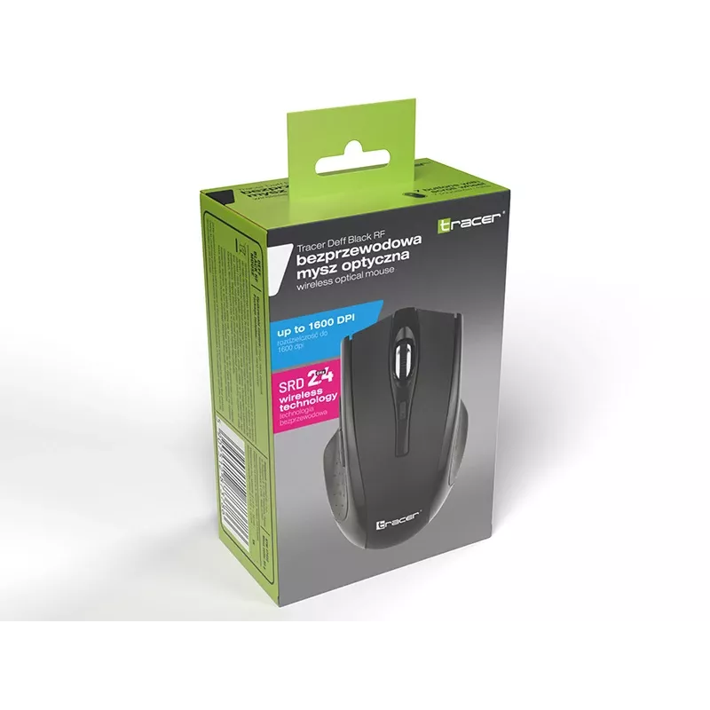 Tracer 47432 mouse ottico wireless RF 2,4GHz/BT nero