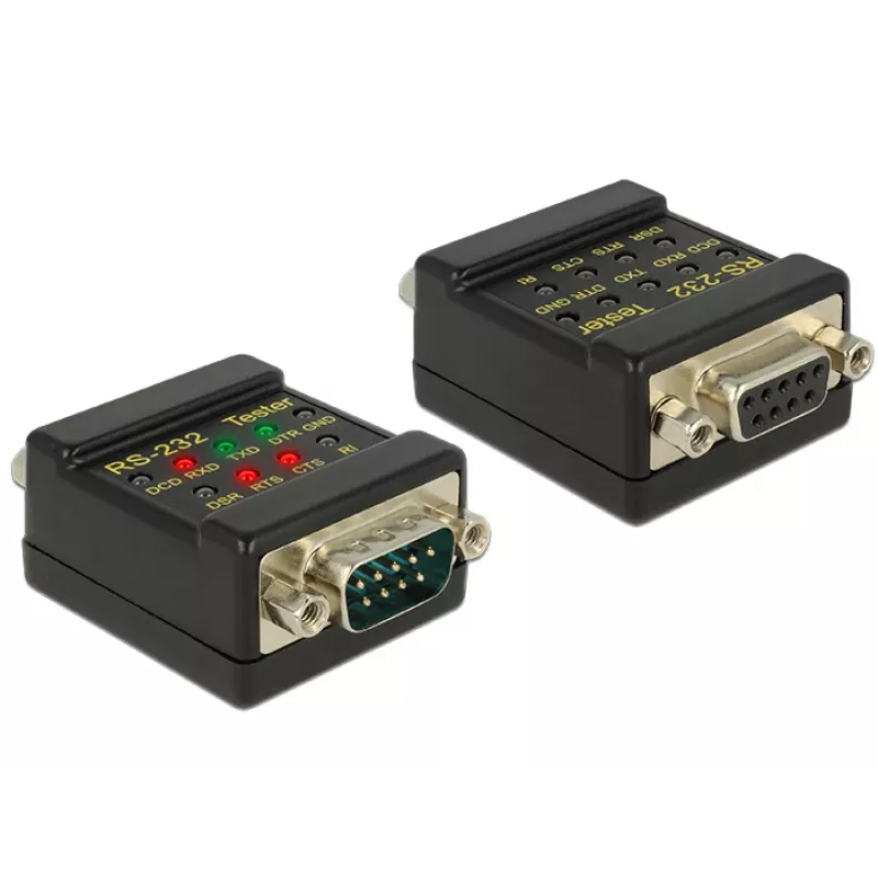 DeLOCK 2xDB9 connettore 87713 nero