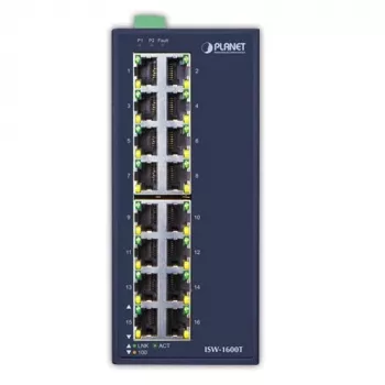 PLANET ISW-1600T switch di rete unmanaged Fast Ethernet (10/100) blu