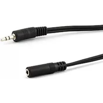 Cavo di prolunga audio e p B 125/5 LOSE — connettore maschio 3,5 mm su connettore femmina 3,5 mm, 5 m, nero