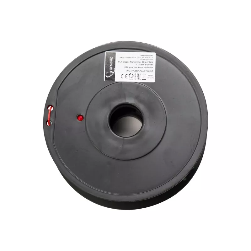 Materiale per stampa 3D Gembird 3DP-PLA+1.75-02-R rosso 1 kg
