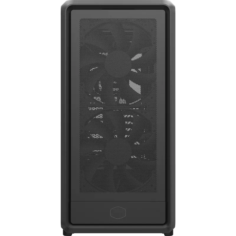 Case PC Midi Tower Cooler Master MasterFrame 600 Mesh — nero, supporta ATX/EATX, 2x200 mm ventole anteriori, supporto ventole anteriori/laterali, 2x alloggiamenti 3,5 pollici + 3x 2,5 pollici