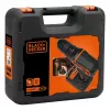 Black & Decker BDCDC18K-QW trapano nero, O