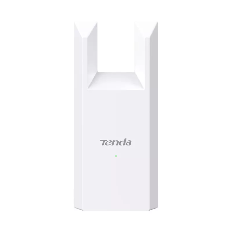 Ripetitore di rete TENDA T10 2,4 GHz Wi-Fi 4, 300 Mbit/s, 2 antenne esterne, 1x RJ-45, bianco