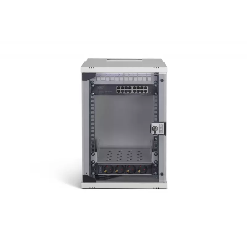 Rack a parete Digitus DN-49102-SET 9U 315 x 300 mm grigio