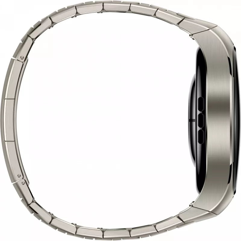 Smartwatch HUAWEI WATCH 5, 1,5 inch AMOLED, 466×466, 46 mm cassa in titanio, Wi‑Fi, GPS, argento