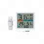 Termometro-igrometro MANTA MTO002W con sensore esterno (150 cm), interno 0–+50°C, esterno -40–+70°C, umidità 20–95% RH, indicatore di comfort, orologio