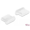 Tappo antipolvere per connettore femmina USB Type-C DeLOCK 64095 10 pezzi bianco