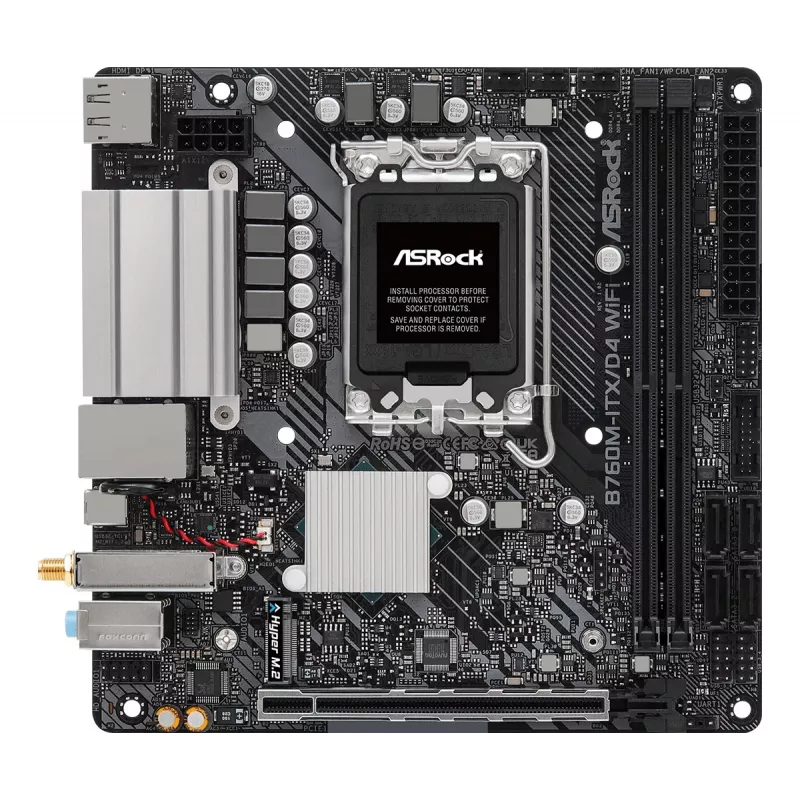 Scheda madre ASRock B760M-ITX/D4 WiFi Intel B760 LGA 1700 mini ITX