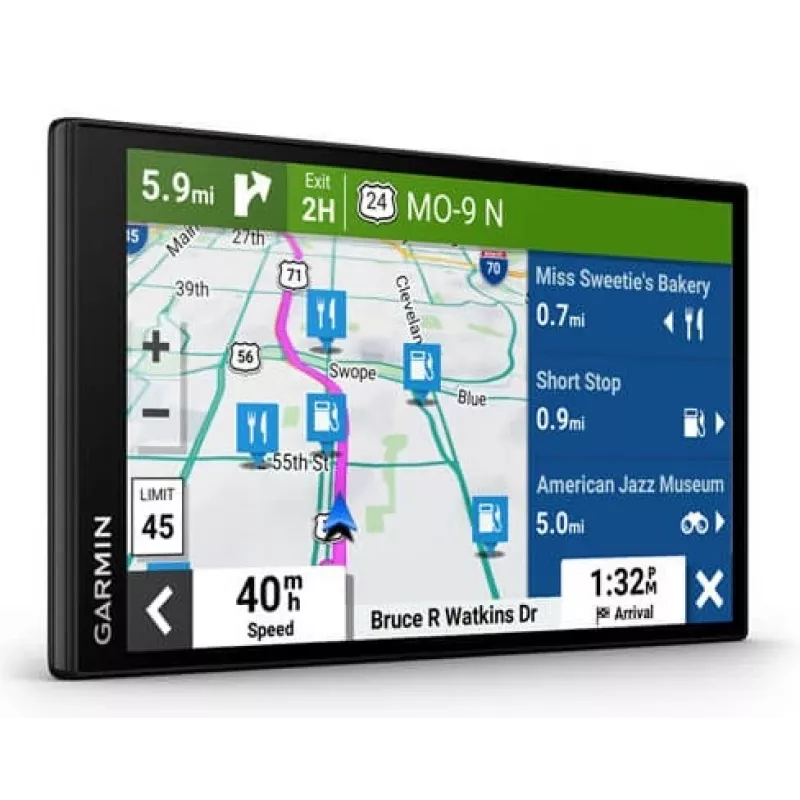 Navigatore per auto Garmin DriveSmart 76, fisso, touchscreen TFT 17,8 cm (7"), 239,6 g, nero (EU MT-D)
