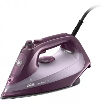 Braun TexStyle 7 Pro SI 7181 VI ferro da stiro ferro da stiro a vapore suola EloxalPlus 3100 W viola