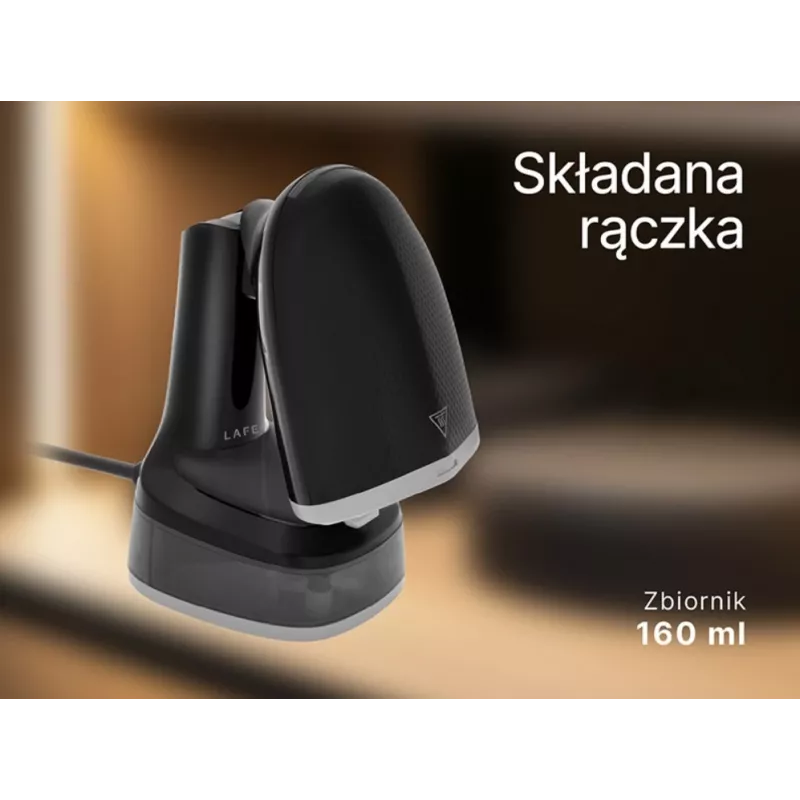 Lafe EasySteam LAFZEL47580 vaporizzatore per indumenti, 1600 W, nero