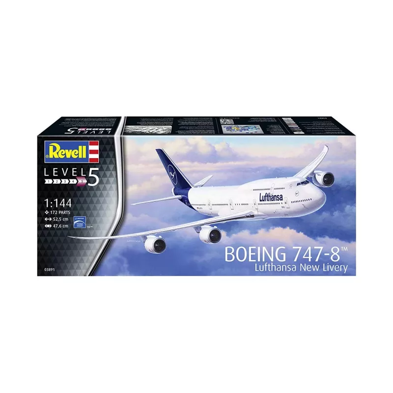 Aereo Revell Boeing 747-8 Lufthansa New Livery
