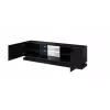 Mobile TV Cama QIU 200 MDF nero lucido/nero lucido