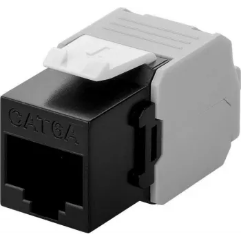 Microconnect KEYSTONE-16 modulo keystone piatto nero RJ-45