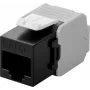 Microconnect KEYSTONE-16 modulo keystone piatto nero RJ-45