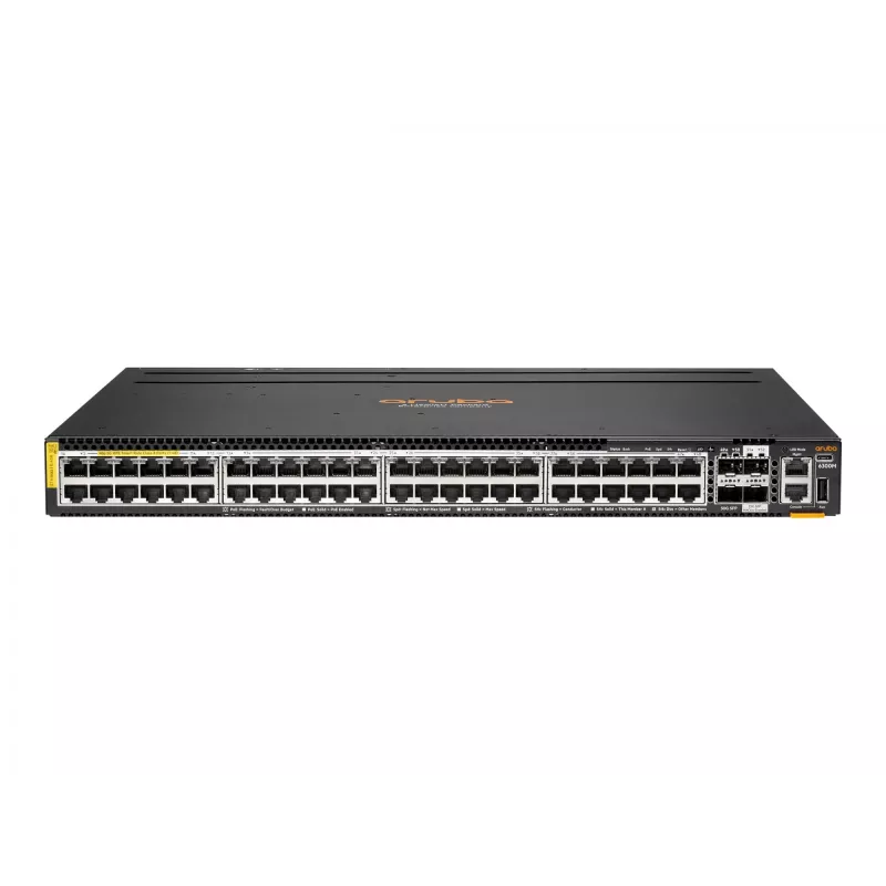 Switch di rete managed HP Enterprise Aruba R8S90A 48x 5G Ethernet (100/1000/5000) PoE, console RJ-45/USB-C, 880 Gbit/s