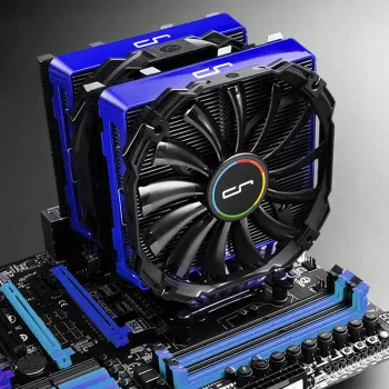 Componente per raffreddamento PC Cryorig CR-CCI — accessorio ABS blu per R1 Universal / R1 Ultimate (140×23×131 mm)