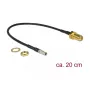 Cavo coassiale DeLOCK 89912 RG-174 0,2 m TS-9 SMA nero