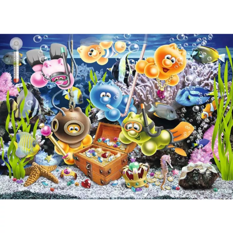 Ravensburger Puzzle 12001427 – 1000 pezzi, cartoni animati, consigliato dai 14 anni