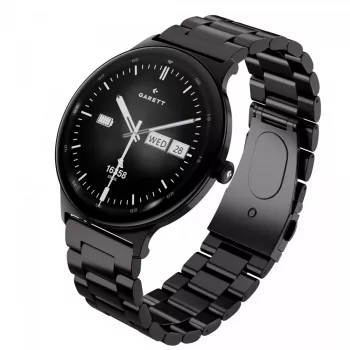 Smartwatch Garett Quantum — acciaio inox argento